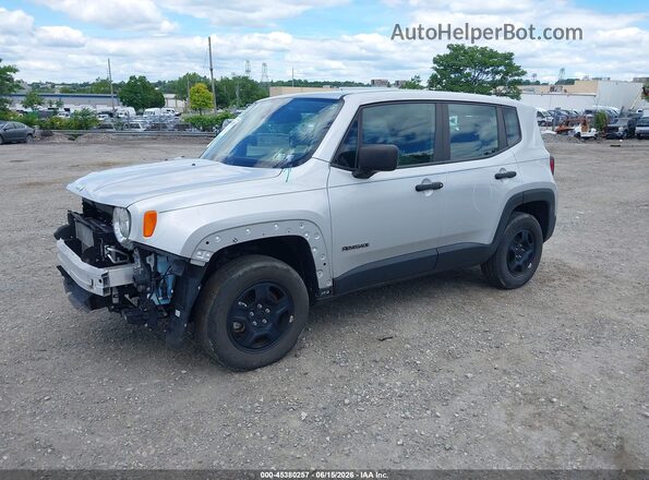 ZACNJDAB0MPN16575 2021 JEEP RENEGADE Silver Front left