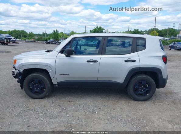 ZACNJDAB0MPN16575 2021 JEEP RENEGADE Silver Rear interior view