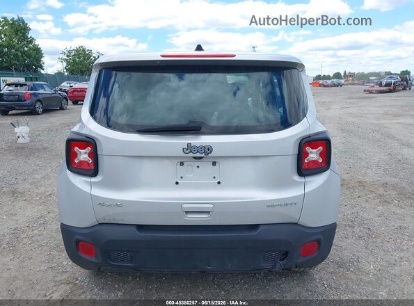 ZACNJDAB0MPN16575 2021 JEEP RENEGADE Silver 