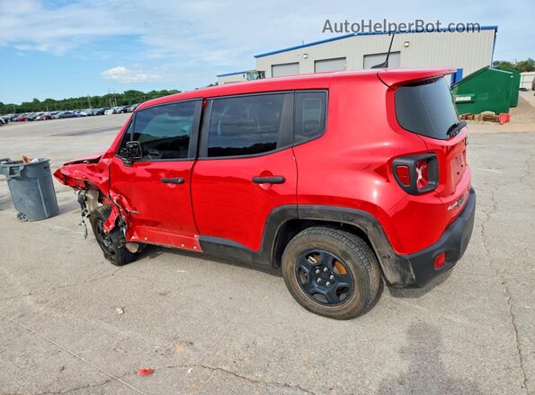 ZACNJDAB2MPN28100 2021 JEEP RENEGADE Red Հետևի ձախ