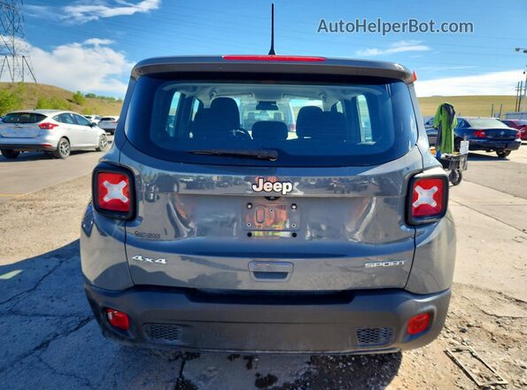 ZACNJDAB3MPM42763 2021 JEEP RENEGADE Gray Հետևի տեսք