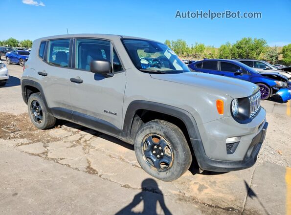 ZACNJDAB3MPM42763 2021 JEEP RENEGADE Gray Առջևի աջ
