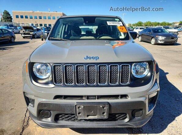 ZACNJDAB3MPM42763 2021 JEEP RENEGADE Gray Դիմացի տեսք