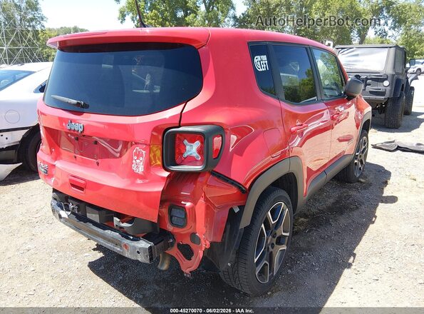 ZACNJDAB5MPM53263 2021 JEEP RENEGADE Red Rear right