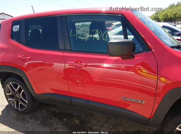 ZACNJDAB5MPM53263 2021 JEEP RENEGADE Red Rear interior view