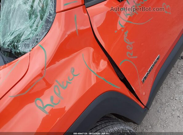 ZACNJDAB7MPM33662 2021 JEEP RENEGADE Orange წინა ხედი