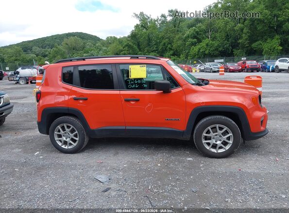 ZACNJDAB7MPM33662 2021 JEEP RENEGADE Orange უკანა სალონის ხედი