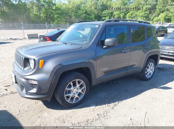 ZACNJDB10PPP18620 2023 JEEP RENEGADE Gray Vista tres cuartos delantera izquierda