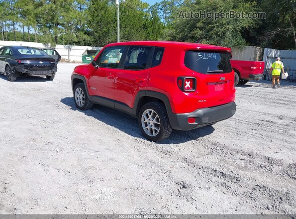ZACNJDB11PPP66465 2023 JEEP RENEGADE Red უკანა მარცხენა