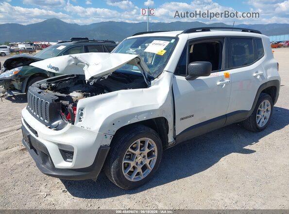 ZACNJDB13NPN52204 2022 JEEP RENEGADE White Przód lewy