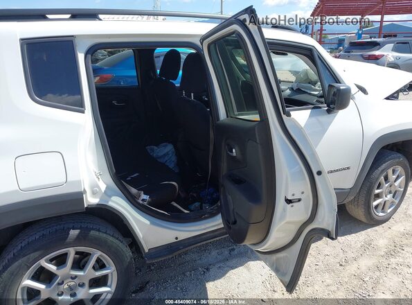 ZACNJDB13NPN52204 2022 JEEP RENEGADE White Widok naklejki z numerem VIN