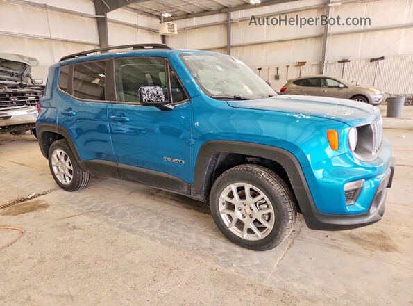 ZACNJDB14NPN77385 2022 JEEP RENEGADE Бирюзовый 