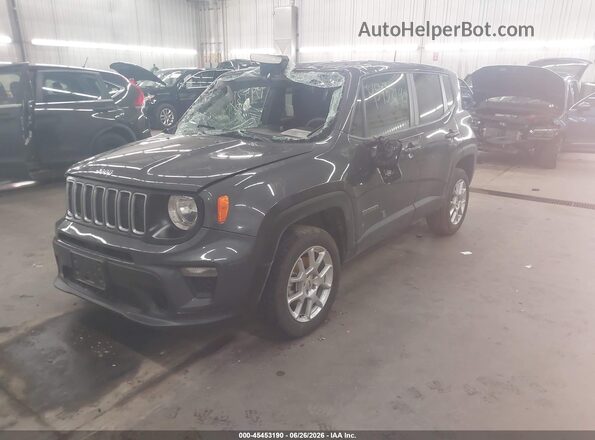 ZACNJDB14PPP30494 2023 JEEP RENEGADE Gray Առջևի ձախ երեք քառորդ տեսարան