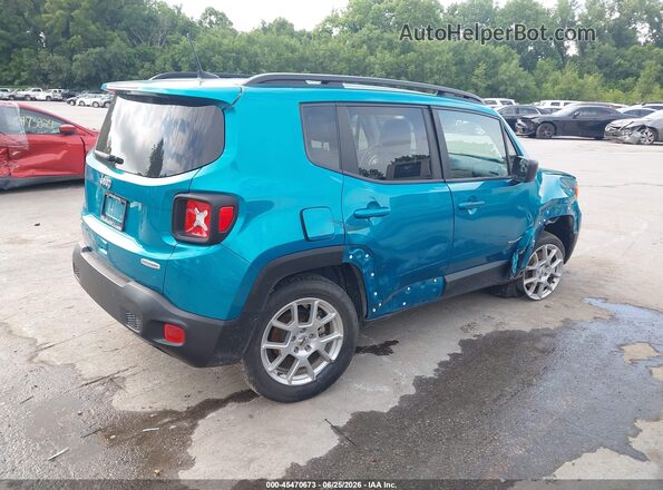 ZACNJDB15NPN84703 2022 JEEP RENEGADE Синий Задняя правая четверть