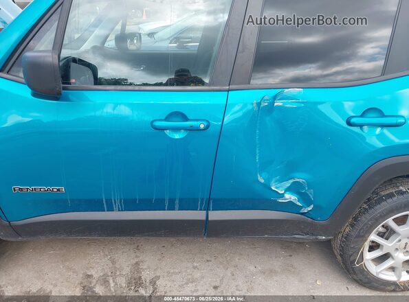 ZACNJDB15NPN84703 2022 JEEP RENEGADE Синий Вид спереди