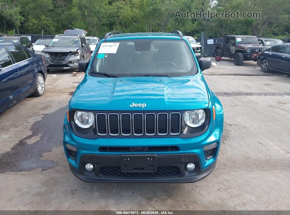 ZACNJDB15NPN84703 2022 JEEP RENEGADE Синий Вид задней части салона