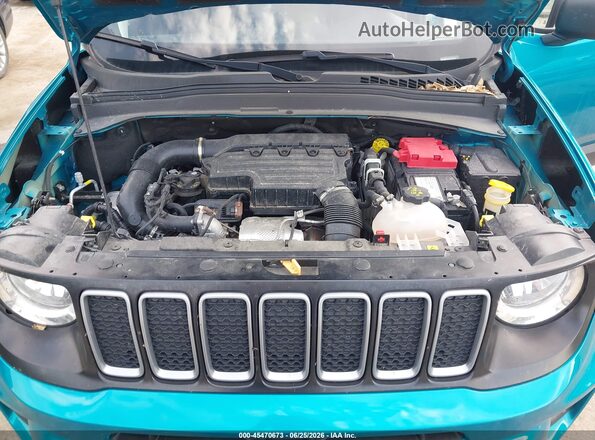 ZACNJDB15NPN84703 2022 JEEP RENEGADE Синий Вид сзади