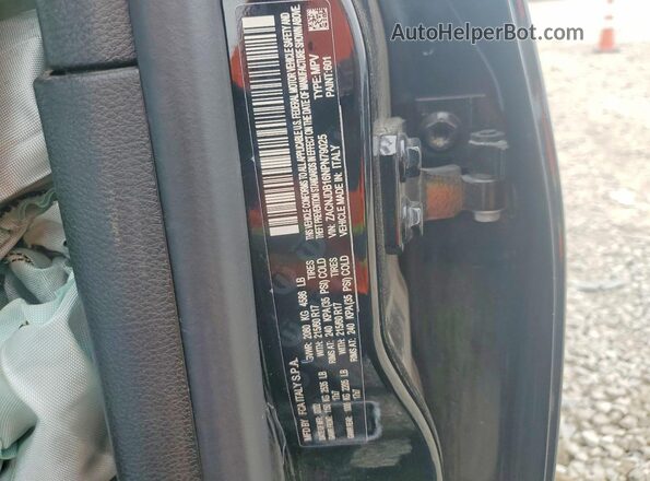 ZACNJDB16NPN79025 2022 JEEP RENEGADE Black Vista de la etiqueta del VIN