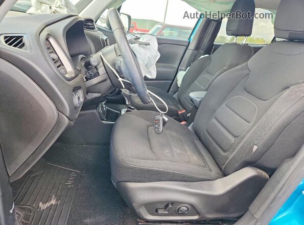 ZACNJDB16NPN83740 2022 JEEP RENEGADE Turquoise Front interior view