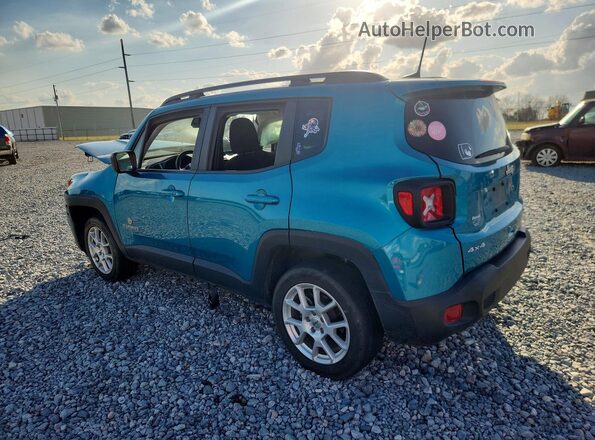 ZACNJDB16NPN83740 2022 JEEP RENEGADE Turquoise Rear left
