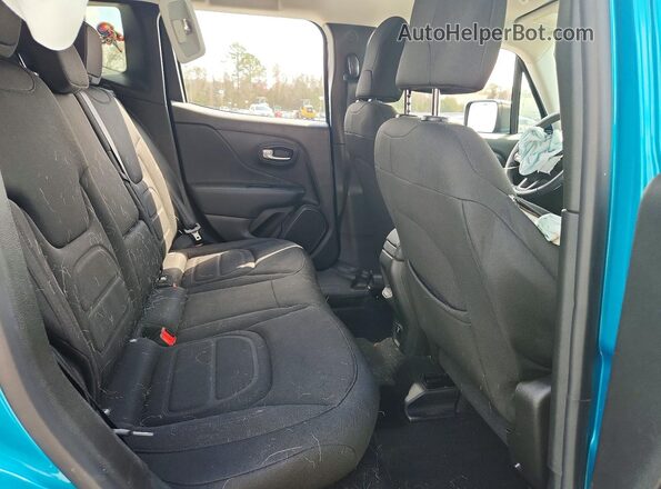 ZACNJDB16NPN83740 2022 JEEP RENEGADE Turquoise Rear interior view