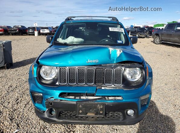 ZACNJDB17NPN97078 2022 JEEP RENEGADE Green Widok z przodu