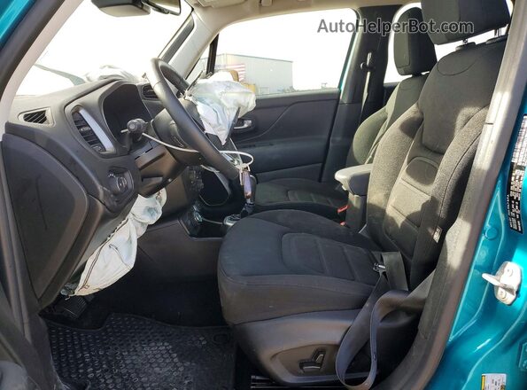 ZACNJDB17NPN97078 2022 JEEP RENEGADE Green Widok wnętrza z przodu