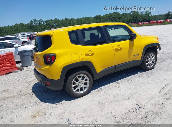 ZACNJDB17PPP60007 2023 JEEP RENEGADE Yellow უკანა მარჯვენა