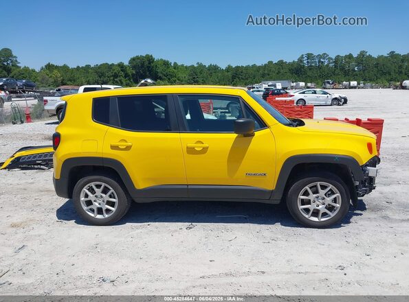 ZACNJDB17PPP60007 2023 JEEP RENEGADE Yellow სალონის 360-გრადუსიანი ხედი