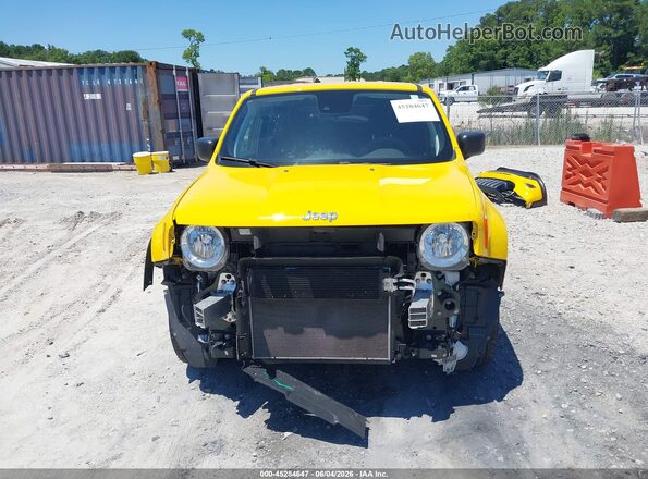 ZACNJDB17PPP60007 2023 JEEP RENEGADE Yellow უკანა სალონის ხედი