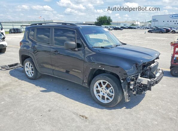 ZACNJDB18NPN87126 2022 JEEP RENEGADE Black Delantero derecho