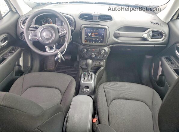 ZACNJDB18PPP19059 2023 JEEP RENEGADE White Առջևի վահանակի տեսք