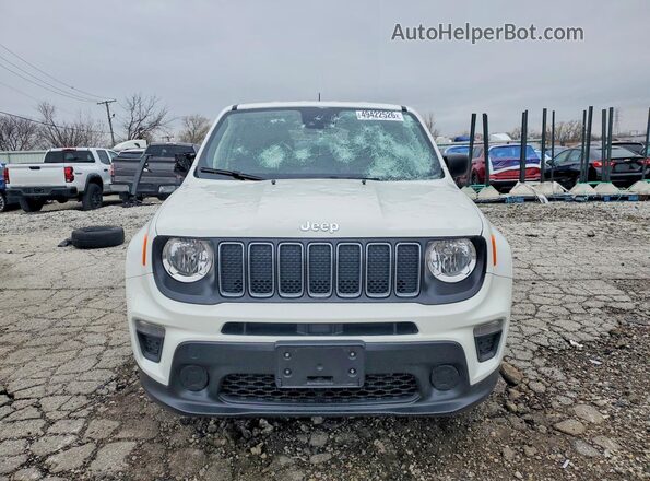 ZACNJDB18PPP19059 2023 JEEP RENEGADE White Դիմացի տեսք