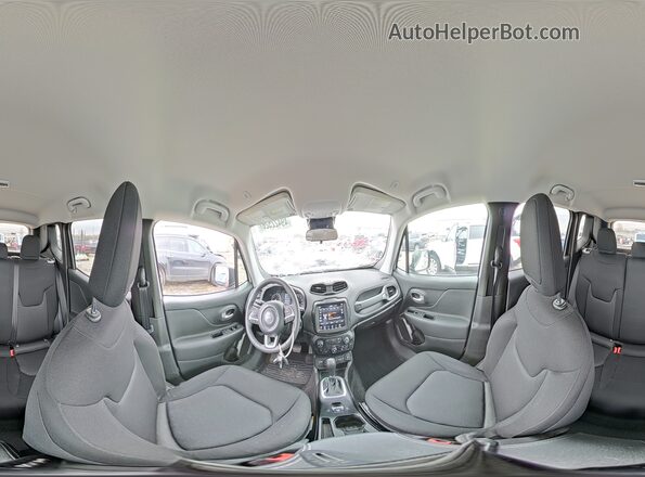 ZACNJDB18PPP19059 2023 JEEP RENEGADE White Սալոնի 360 աստիճան տեսք