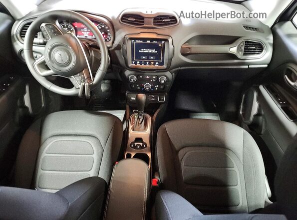 ZACNJDB19NPN57715 2022 JEEP RENEGADE Blue Dashboard view
