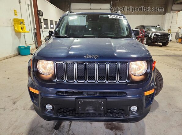 ZACNJDB19NPN57715 2022 JEEP RENEGADE Blue Front view