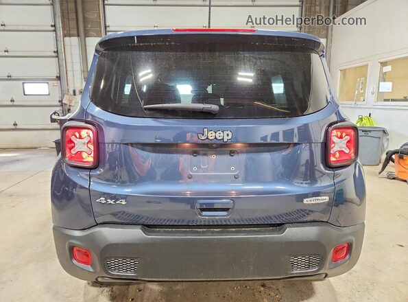 ZACNJDB19NPN57715 2022 JEEP RENEGADE Blue Rear view