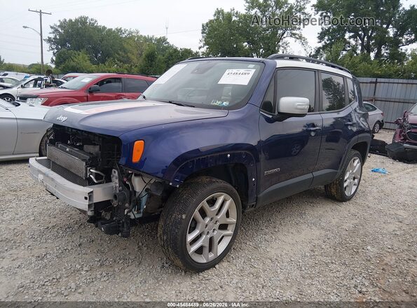 ZACNJDBB0MPM48325 2021 JEEP RENEGADE Blue Front left