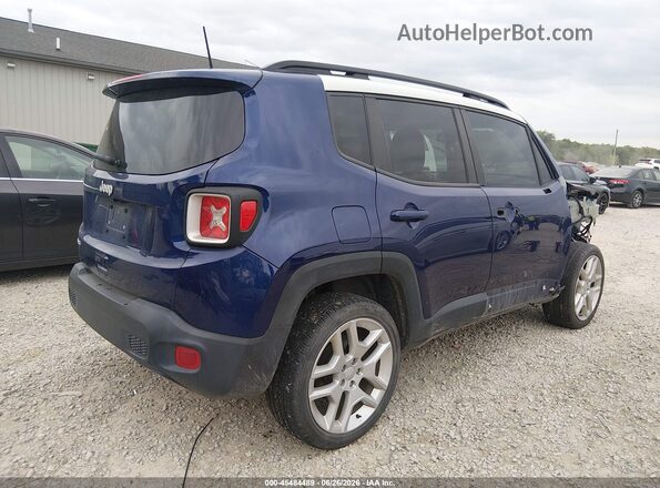 ZACNJDBB0MPM48325 2021 JEEP RENEGADE Blue Rear right