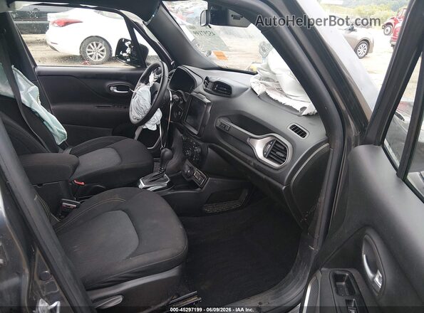 ZACNJDBB0MPM69546 2021 JEEP RENEGADE Gray Front interior view