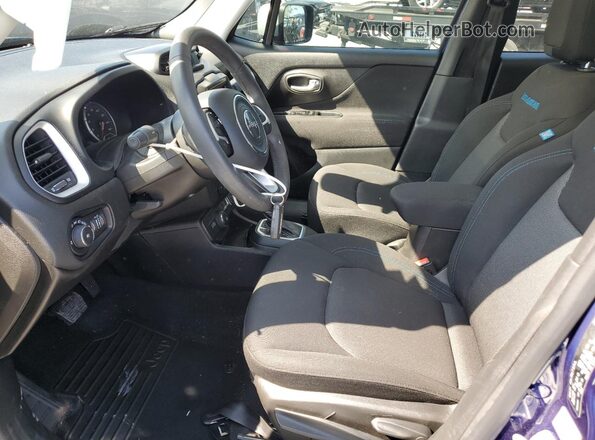 ZACNJDBB0MPM81065 2021 JEEP RENEGADE Синий Вид салона спереди