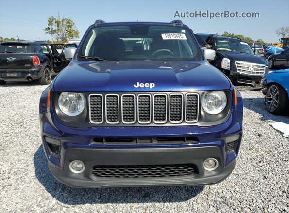 ZACNJDBB0MPM81065 2021 JEEP RENEGADE Синий Вид спереди
