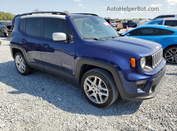 ZACNJDBB0MPM81065 2021 JEEP RENEGADE Синий Передняя правая четверть