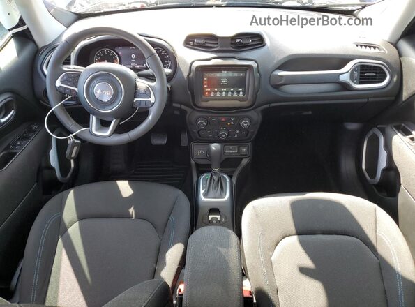 ZACNJDBB0MPM81065 2021 JEEP RENEGADE Синий Вид панели приборов