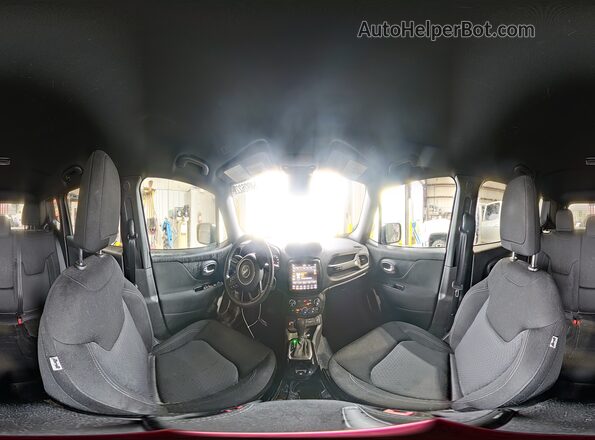 ZACNJDBB2MPN36793 2021 JEEP RENEGADE Gray Vista de la etiqueta del VIN