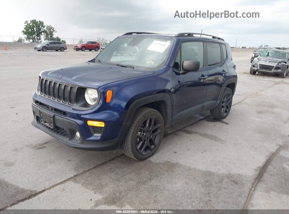 ZACNJDBB4MPN29344 2021 JEEP RENEGADE Blue Передня ліва чверть
