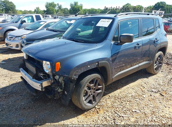 ZACNJDBB5MPN34441 2021 JEEP RENEGADE Blue Vista tres cuartos delantera izquierda
