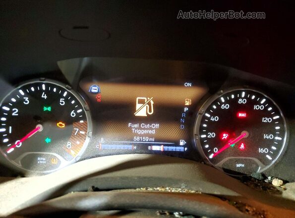 ZACNJDBB6MPM14163 2021 JEEP RENEGADE White Instrument cluster view