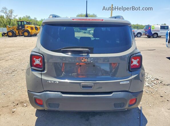 ZACNJDBB6MPM26362 2021 JEEP RENEGADE Gray Vista trasera