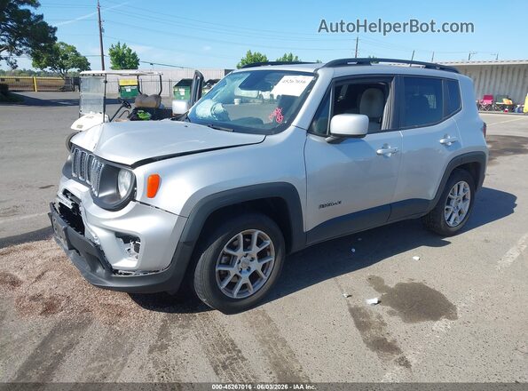 ZACNJDBB6MPM67526 2021 JEEP RENEGADE Silver წინა მარცხენა ხედი სამი მეოთხედიდან